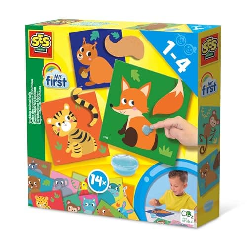 Image of SES Creative My first - Sticking animal tails