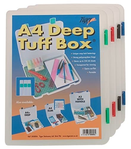 Image of Tiger 300806 A4 Deep Tuff Box, White