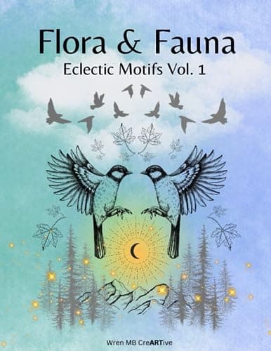Image of Flora & Fauna Eclectic Motifs Vol. 1: 30 unique designs | adult coloring book