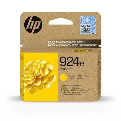 Image of HP 924e EvoMore Yellow Original Ink Cartridge