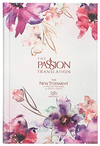 Image of The Passion Translation New Testament (2020 Edition) Hardback, Passion in Plum: With Psalms, Proverbs and Song of Songs, Contemporary Bible Makes a Great Gift for Confirmation, Holidays, and More