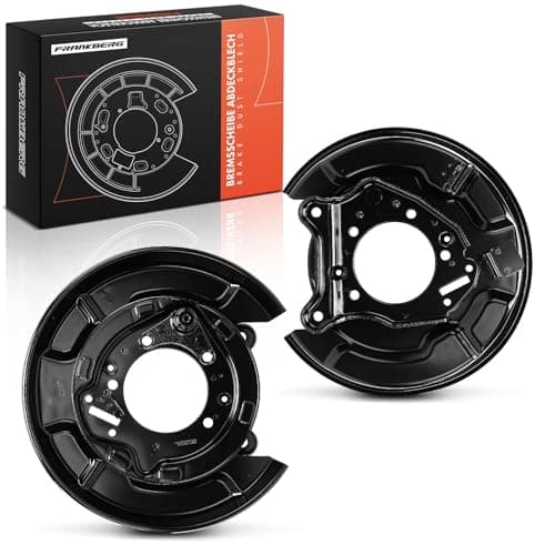 Image of Frankberg 2x Brake Dust Shield Brake Disc Cover Rear Axle Left Right Compatible with LX UZJ100 4.7L 1998-2008 Land Cruiser 100 J1 4.2L 4.7L 1998-2007 Replace# 4650460060