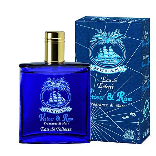 Image of Helan Vetiver & Rum - Perfume for Men with Lemon Bergamot & Nutmeg, Mens Perfume with Fresh Heady Notes, Gifts for Men, Eau de Toilette Men, Travel Size Toiletries, Gifts for Him, Made in Italy, 100ml
