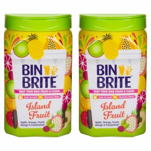Image of JMS we create smile Bin Deodorizer (Set of 2) Fruity Fresh Apple, Peach, Orange, Mango, & Passionfruit Scented Powder Odour Destroyer Neutraliser Multi-Purpose Cleaner - 500gm