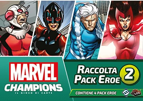 Image of Asmodee - Marvel Champions The Card Game - Collection Pack Hero 2, Expansion Table Game, 1-4 Players, 12+ Years, Italian Edition