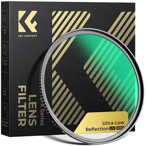 Image of K&F CONCEPT 43mm UV Filter Ultra Low Reflection Protection Lens Filter, Slim Lens HD Optical Glass 28-Layers Coating Scratch-resistant, Ultraviolet Protector Filters for DSLR Cameras (Nano-X Series)