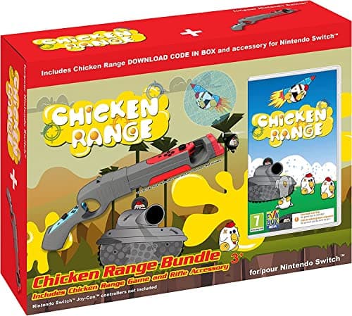 Image of Chicken Range Game Bundle + Rifle Accessory Nintendo Switch [Code in a Box] (Nintendo Switch)