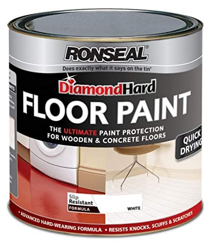 Image of Ronseal Diamond Hard Floor Paint 750ml White