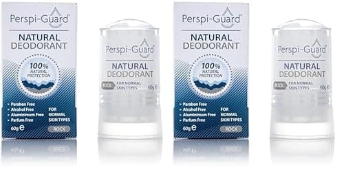 Image of Perspi-Guard 100% Natural Aluminium Free Deodorant - Vegan Friendly Deodorant Stick Made from Naturally-Occurring Asian Tawas Crystals for Sweat Protection & Neutralising Odour-Causing Bacteria - 60g