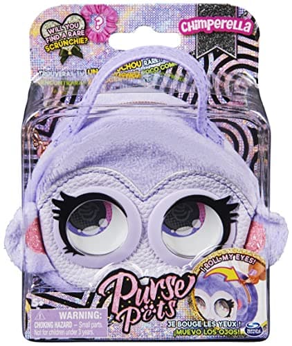 Image of Purse Pets Micros, Chimperella Monkey Stylish Small Purse with Eye Roll Feature, Kids’ Toys for Girls Aged 5 and Above