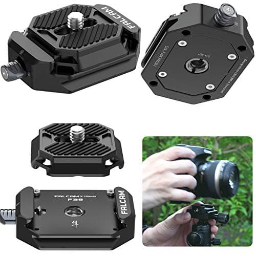 Image of FALCAM F38 Quick Release Kit V1, Plate for DSLR/Mirroless Camera Compatible with Arca Swiss and Clamp for Tripod/Stablizer/Gimbal/Slider-2268