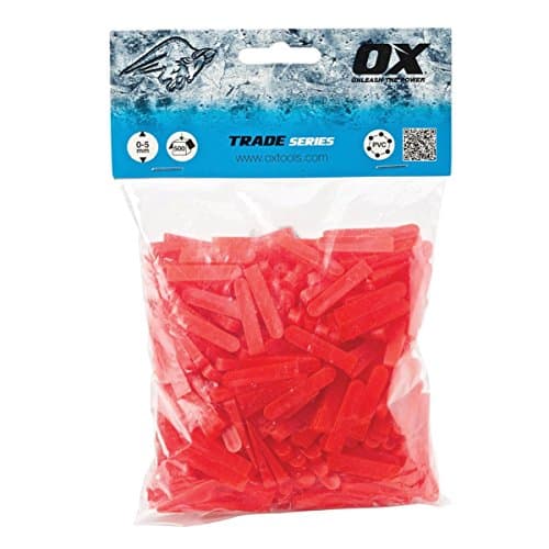 Image of OX Trade Wedge Shaped Tile Spacers - 5mm (500 pcs)