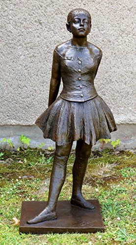 Image of Large Contemporary Bronze Sculpture - Little Fourteen Year Old Dancer - Ballerina Ballet - Edgar Degas Statue - Outdoor And Indoor Figurines - Height: 125 cm - Garden and House Decoration