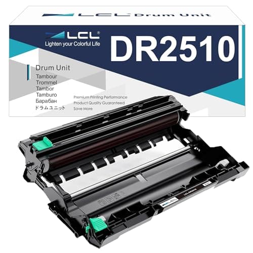 Image of LCL Compatible Drum DR2510 DR-2510 15000 Pages (1 Drum Unit) Replacement for Brother HL-L2400DW HL-L2400DWE HL-L2445DW HL-L2447DW DCP-L2620DW DCP-L2627DW DCP-L2627DWXL DCP-L2627DWE DCP-L2660DW