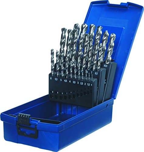 Image of KWB HSS-G METAL DRILL BIT SET, 25-PIECE UNIVERSAL DRILL SET 1 - 13 MM, HSS DRILL SET FOR METAL, STEEL, IRON, AND MORE, SUITABLE FOR ALL STANDARD DRILLING MACHINES, CORDLESS SCREWDRIVERS, SILVER-STAR SERIES