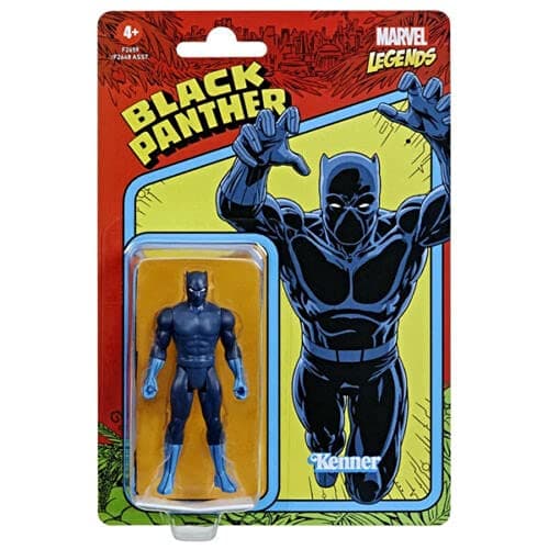 Image of Marvel Legends Retro Collection F2659 Articulated Figurine 10 cm Black Panther
