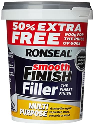 Image of Ronseal 6886271-HHW Smooth Finish Filler Multi-Purpose Ready Mixed 900g, White