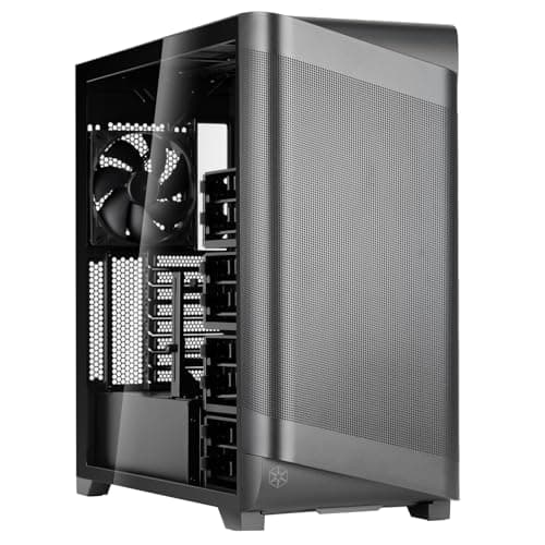 Image of SilverStone Technology SETA A2 A Truly Powerful Airflow: Exceptionally Versatile Mid-Tower Case, Black, SST-SEA2Y-BG