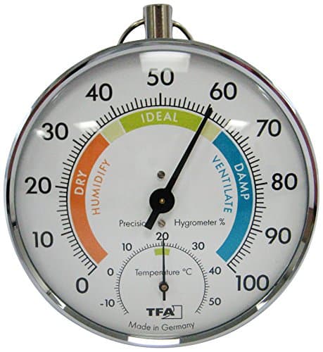 Image of TFA Dostmann Room Climate Hygrometer and Thermometer - White