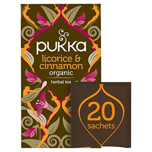 Image of Pukka Herbs Organic Licorice and Cinnamon - Pack of 20 Sachets
