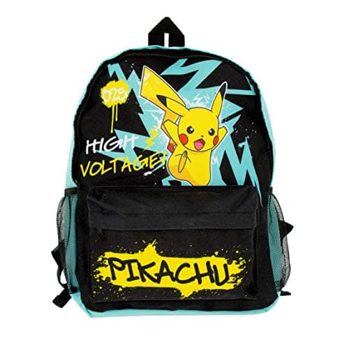 Image of Pokemon Backpack | Kids School Bag | Pikachu Rucksack | Large Back-to-School Backpack for Boys & Girls | Pokemon Stationery & Gifts