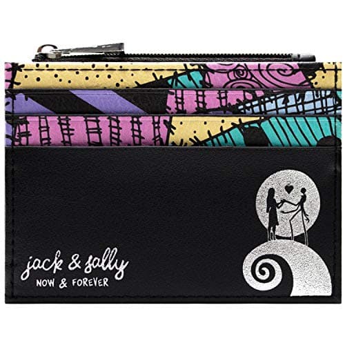 Image of Nightmare Before Christmas Jack Sally Now Forever Wallet, Black, One Size, Black, Taille Unique