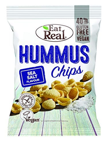 Image of Eat Real Hummus Sea Salt Chips 45 g (Pack of 12)