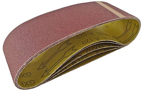 Image of Sanding Belt 75MM X 533MM 120 GRIT PK 5 | Abrasive Aluminium Oxide Cloth Tools, 5 X Qty - AB075533F