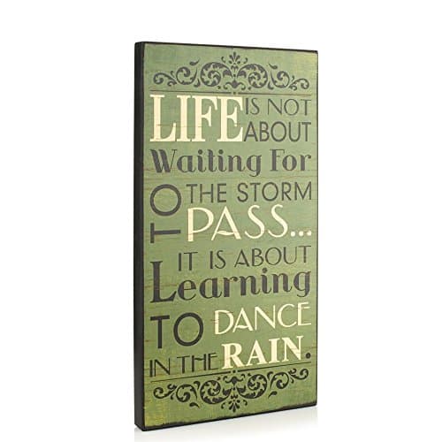 Image of Heaven Sends Wooden 'Waiting For The Storm' Sign