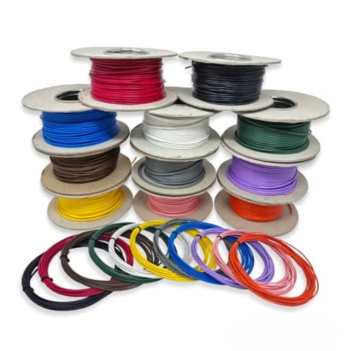 Image of Single Core Cable 8.75 Amp Rated 1.0mm² 12v 24v (5 Metres Purple) Stranded Copper Wire