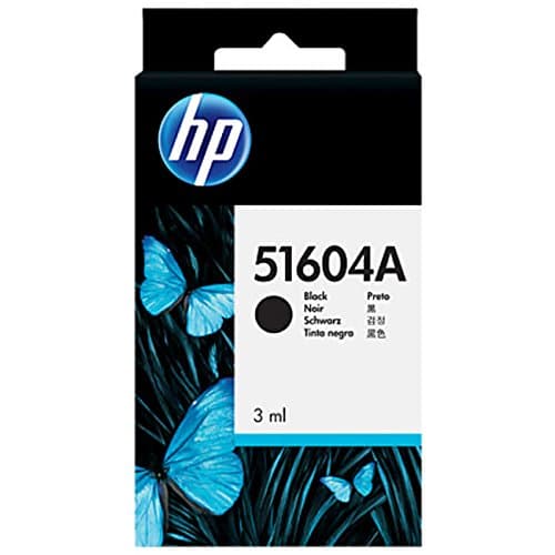 Image of HP 51604A Ink Cartridge for HP Printers (Black, 3 Milliliter Ink, 750000 Characters)