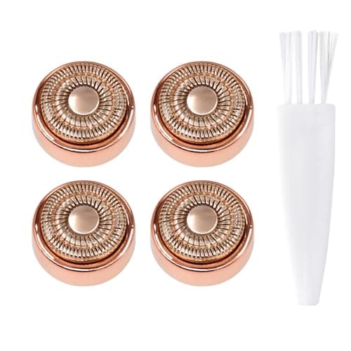 Image of Generation 2 Replacement Heads for Flawless Facial Hair Remover, Replacement Heads for Finishing Touch Flawless Facial Hair Remover Gen 2,Facial Hair Remover Heads with Cleaning Brush for Women,4 Pack