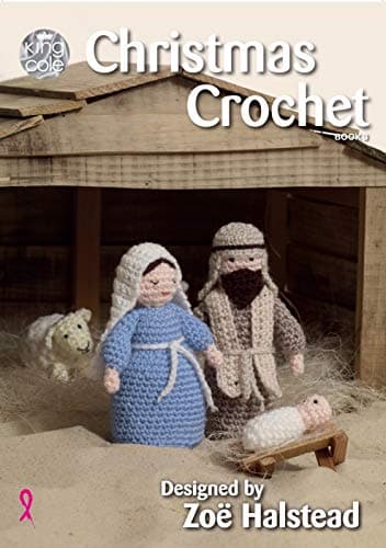 Image of King Cole Christmas Crochet Book 3 - Amigurumi Nativity Scene Garland Baubles Wreath Penguin & More
