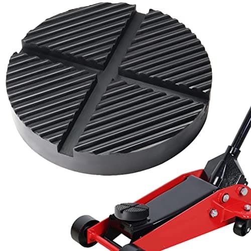 Image of AUTOXBERT Universal Car Trolley Jack Rubber Pad Floor Lift Slotted Frame Protector Pinch Weld Stand Adapter Jacking Tool Car Accessory