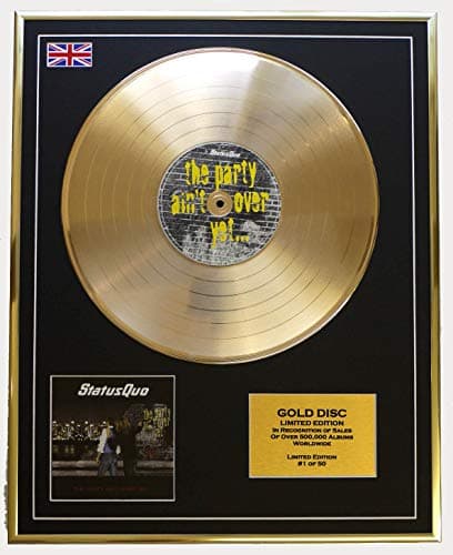 Image of STATUS QUO/LTD. EDITION CD GOLD DISC/'THE PARTY AIN'T OVER YET.'/(STATUS QUO)