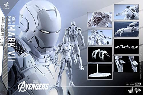 Image of Hot Toys Movie Masterpiece - The Avengers - Iron Man Mark VII (7) Sub-Zero Version