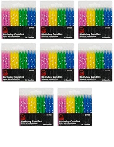 Image of Chef Craft Birthday Candles, Stars Pack of 8