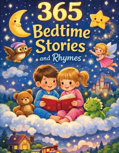 Image of 365 Bedtime Stories and Rhymes: Short Bedtime Stories, Nursery Rhymes, and Fairy Tales Collection to Calm, Comfort, and Inspire Children Every Night