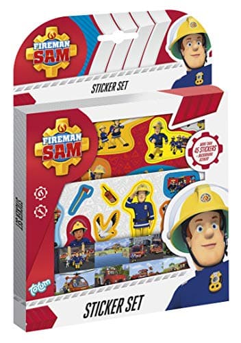 Image of Creative Kit - Sam The Fireman - Stickerset - Set of Stickers Approximately 50 Pieces and 1 Scene Cardboard