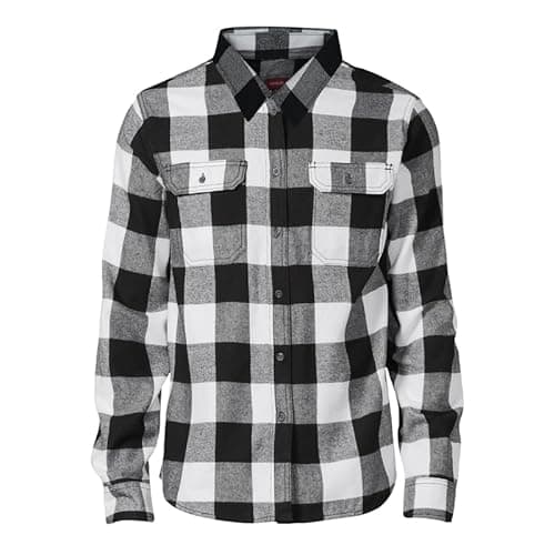 Image of Vasego Men’s Flannel Shirt, Long Sleeve Regular Fit Cotton Lumberjack with Button-Down Pockets – Classic, Soft, and Comfortable Plaid Shirt for Everyday Wear