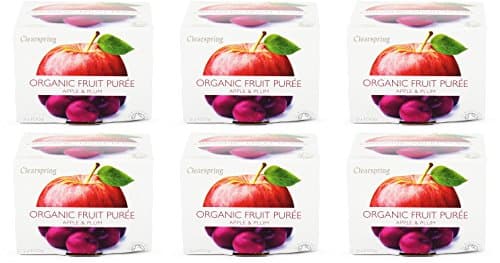 Image of (6 PACK) - Clearspring - Fruit Puree Apple & Plum | 2 X100g | 6 PACK BUNDLE