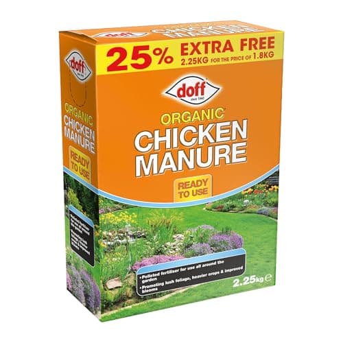 Image of Doff Organic Pelleted Chicken Manure Fertiliser, Orange