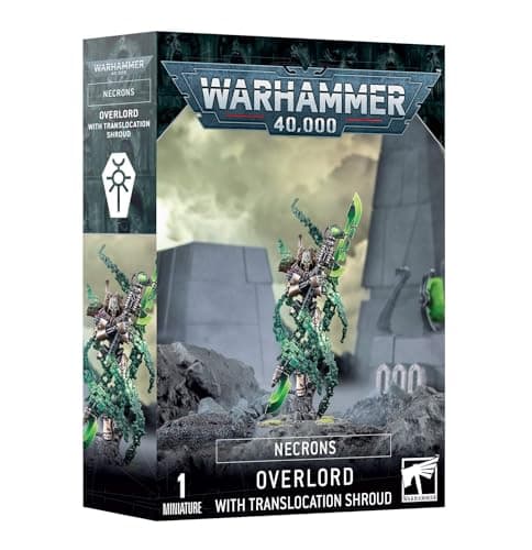 Image of Games Workshop - Warhammer 40,000 - Necrons: Overlord + Translocation Shroud, Black