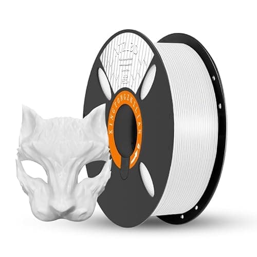 Image of Rapid PETG Filament 1.75mm White 1KG, High Speed 600mm/s 3D Printer Filament Dimensional Accuracy +/- 0.02 mm, 1kg Spool(2.2lbs) Fits for Most FDM 3D Printers