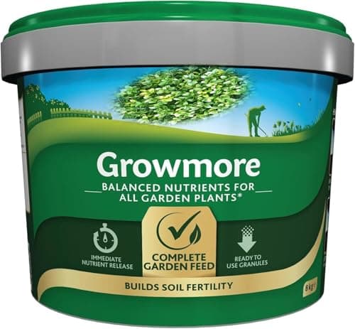 Image of Garden Multi-Purpose Plant Fertiliser Growmore 8KG Tub - Balanced Nutrition For Thriving Plants