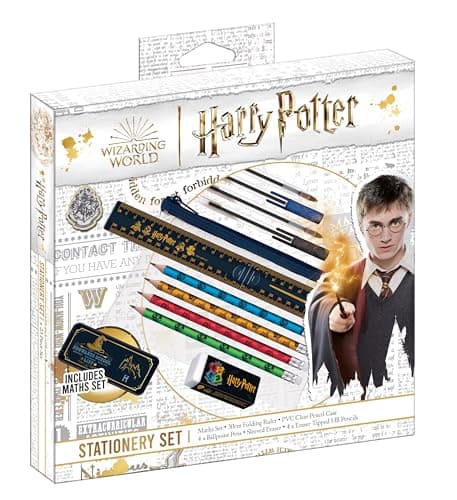Image of Harry Potter Stationery Set by Helix - Complete Set of School Equipment