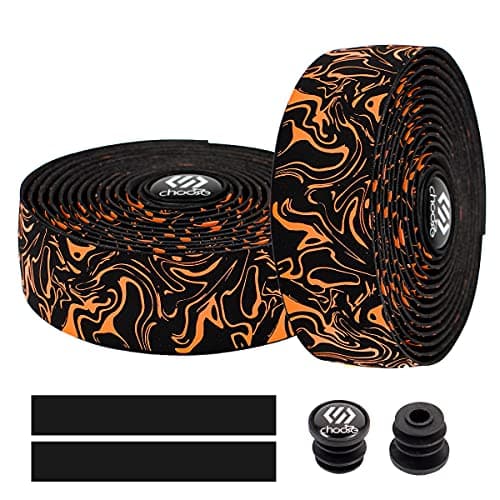 Image of Chooee Road Bike Handlebar Tape,2PCS Bicycle Bar tape,Orange.