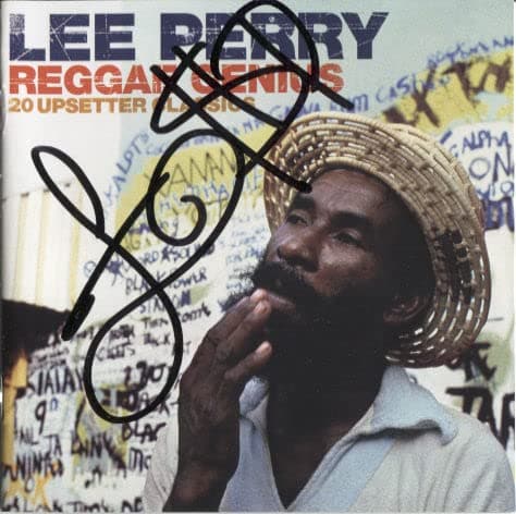 Image of Lee Scratch Perry Signed CD Album + Certificate of Authentication 100% Genuine