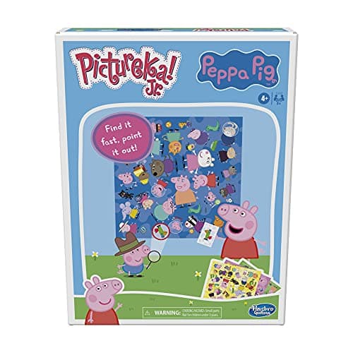 Image of Hasbro Pictureka! Junior Peppa Pig Game - Fun Board Game for Preschoolers, Ages 4 and Up, No Reading Required