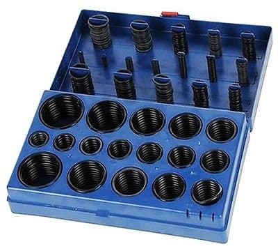 Image of O' RINGS PACK NITRILE BLACK RUBBER SET KIT 419 Piece from 6mm to 58mm U217